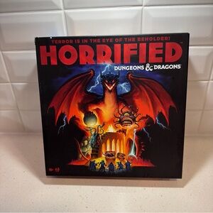 Dungeons & Dragons Horrified Terror Is In The Eye Of The Beholder Board Game NEW